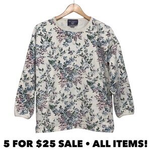 Vintage 80’s Floral Sweatshirt